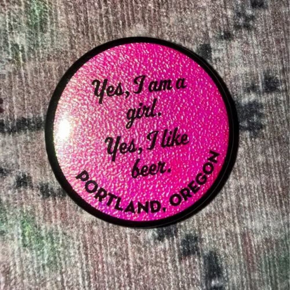 Pink Portland Oregon opener bottle beer opener sparkly